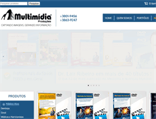 Tablet Screenshot of multimidiaproducoes.com.br